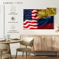 thumbnail image 4 of Elephant Stock Usa And Colombia Flags Wall Art - Horizontal Canvas Wall Art - Living Room Wall Decor - Flags Canvas - Red And Blue Decor - 45" x 30", 4 of 4