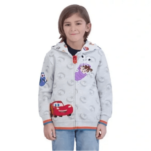 Character Boys Hoodie (Pixar Grey, 7)
