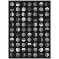 thumbnail image 2 of Well Woven Apollo Split Dot Mid-Century Modern Black Flat Pile Easy to Clean 7'10" x 9'10" Area Rug for Living Room Dining Room Bedroom and Kitchen, 2 of 6
