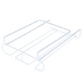 thumbnail image 2 of Labymos ine Glass Holder Iron 2 Rows Stemware Rack Under Cabinet Hanger Storage Shelf Fit, 2 of 8