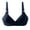 Navy, variant on Push up Bras for Women V-Neck Lace Bras Womens Plus Size Full-Coverage Wireless Bra Ladies Padded Bralettes No Underwire Y-7-Black 38