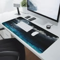thumbnail image 3 of Desk Mat,Large Mouse Pad 35''''×15.6''''XXL Extended Gaming Mouse Pad Mat with Non-Slip Base Stitched Mousepad for Computer,Office,Keyboard and Laptop - Moon Ocean, 3 of 6