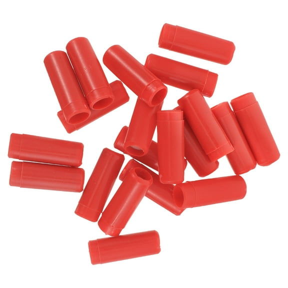 NICEXMAS 20Pcs Red Training Whistles Easy Use Safety Whistles for Outdoor Events and Party Favors