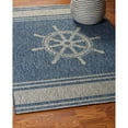 thumbnail image 4 of 8â€™ x 9â€™ Navy Ship Helm Indoor Outdoor Area Rug, 4 of 9