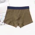 thumbnail image 2 of Kids Flats for Girls Children's Mid Waist Flat Angle Casual Solid Color Four Cornered Briefs, 2 of 4