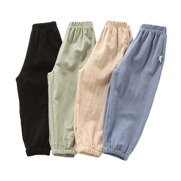 YTDSCS Toddler Kids Boys Joggers Pants 1T 2T 3T 4T 5T Baby Boys Elastic Waistband Pants Lounge Athletic Pants Seven-Point Pants Sweatpants for Kids Boys