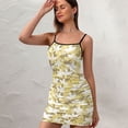 thumbnail image 3 of Ladies Elegant Sling Sleeveless Sexy Dress flowers, 3 of 6