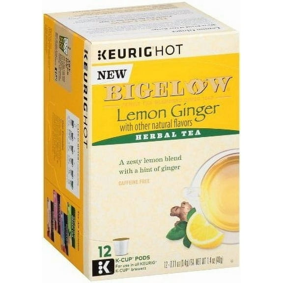Bigelow Tea Lemon Ginger K Cup, 12 Ct
