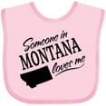 thumbnail image 3 of Inktastic Someone in Montana Loves Me Boys or Girls Baby Bib, 3 of 4