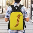 thumbnail image 6 of Carry On Backpack Softball Baseball Travel Laptop Backpack For Women Men Traveling Business Hiking Casual Gym, 6 of 7