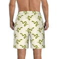thumbnail image 3 of Naloa Green Snake Men's Beach Shorts, Surfing shorts, Swim trunks, Quick Dry Swim Trunks for Surfing Beach Fun - XX-Large, 3 of 9