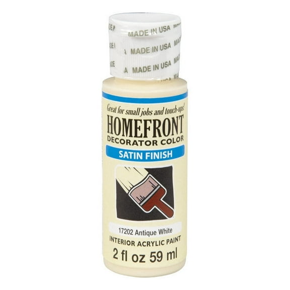 3 Pc, Homefront Satin Antique White Hobby Paint 2 Oz