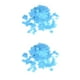 thumbnail image 1 of Kearding Confeti de corazones de amor Adorno de boda Suministros de lanzamiento Papel de relleno de globos Celebración Decoraciones de Cielo azul 2Conjunto, 1 of 6