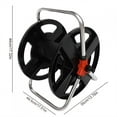 thumbnail image 4 of Hose Reel, Hose Cart, Hose Rack, Foldable Handle Easy To Move Bracket Storage Rack For Gardening Agriculture, 4 of 8
