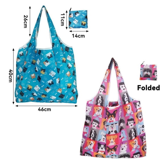 Reusable Canvas Tote Foldable Waterproof Bag Natural Cotton