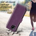 thumbnail image 5 of for Samsung Galaxy A42 5G Wallet Case, PU Leather Flip Folio Case with Card Holders Magnetic Closure Folding Adjustable Kickstand Vintage Phone Cover for Samsung Galaxy A42 5G, Purple, 5 of 7