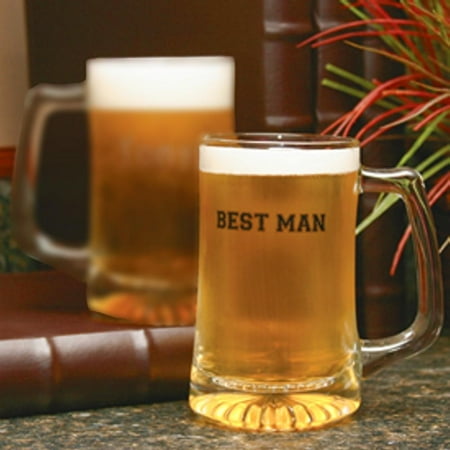 

Best Man Glass Beer Mug