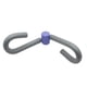 thumbnail image 2 of Máquina de ejercicio para muslos, piernas y brazos con espuma acolchada para entrenamiento de fuerza y ​​musculación en gimnasio. gris, 2 of 6