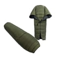 thumbnail image 1 of Saco de Dormir Ultraligero para Camping Onewind Verde Oliva, 1 of 9