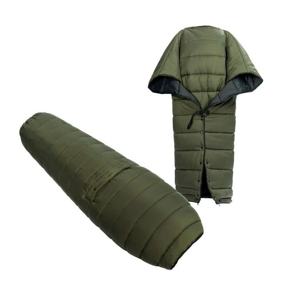 Saco de Dormir Ultraligero para Camping Onewind Verde Oliva