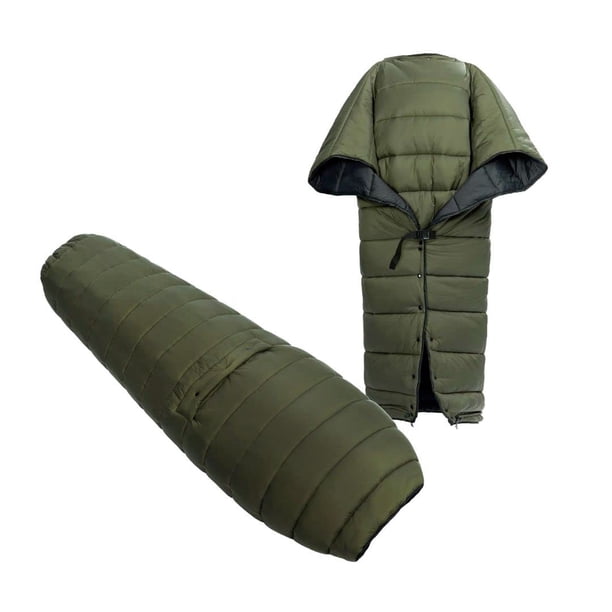 Saco de Dormir Ultraligero para Camping Onewind Verde Oliva