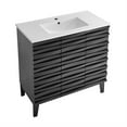 thumbnail image 2 of Cascade 36" Bathroom Vanity in Black, 2 of 8