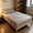 B, variant on Top Bed Sheet Flat Sheet Only 1 Pack White,Brushed Microfiber Soft and Breathable Material,Color-Coded Hem with Floral Patterns for Comfort,Size 230x250cm or 90.55x98.43 Inch