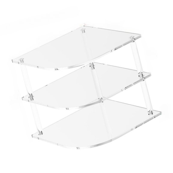 Sinyiin Transparent Stackable Dish Rack Cabinet Storage Organizer For Plate Bowl Spices