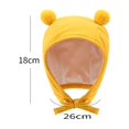 thumbnail image 3 of Mifelio Baby Hats Baby Cute Tethered Hat Cold Warm Ear Children's Cap Newborn Hats Khaki, 3 of 4