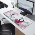 thumbnail image 2 of Watercolor Cherry Blossom Gaming Mouse Pad: Large 31.5x11.8 Inch Desk Mat, Non-Slip Base, Stitched Edges - Offers Superior Control & Style, Perfect for Any Desk or Home Office Setup., 2 of 7