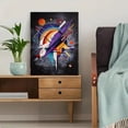 thumbnail image 5 of Abstract Splatter Paint Canvas Print, Contemporary Wall Art for Living Room Bedroom Office Hallway Apartment, 5 of 8