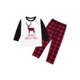 thumbnail image 2 of MIPREWUY Family Xmas Matching Pajamas Set, Reindeer Plaid Printed Family Sleepwear, Christmas Cozy Nightwear Set, 2 of 10