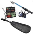 thumbnail image 3 of Ing Rod Reel Combo Kit 1. Telescopic Ing Rod Spinning Reel Set With Hooks Soft Lures, 3 of 5