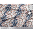 thumbnail image 2 of Soimoi Poly Georgette Fabric Skull Halloween Printed Fabric 1 Yard 52 Inch Wide, 2 of 3