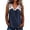 Sleeveless Top # Navy, variant on Sleeveless Tops for Women Lace Patchwork Hollow Out Crochet V Neck Gathered Tank Loose Flowy Blouse Casual Tunic Shirt Strappy Camisole Pleat Elegant Shell