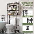 thumbnail image 3 of Organizador de estante para baño Simple Trending de 3 niveles, negro, 3 of 9