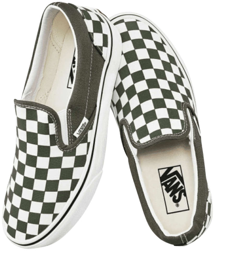 grape leaf checkered vans