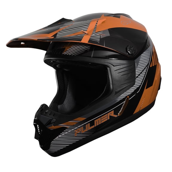 Fulmer, 2021425, Fulmer Edge Adult MX Helmet DOT Approved - Orange, XL