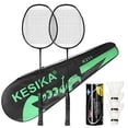 thumbnail image 1 of Training Badminton Racket Shuttlecock Set Physical Education Exercise Sports Equipment Iron Alloy Badminton Racket Kit, 1 of 6