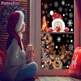 thumbnail image 5 of Pegatinas para ventana de Papá Noel navideño, calcomanías para vidrio, calcomanías navideñas, decoración navideña, muñeco de nieve, copo de nieve, decoraciones navideñas para ventanas, 5 of 5