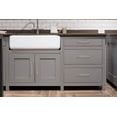 thumbnail image 6 of Utopia Alley 5pcs Taylor Pull Handle - Decorative Cabinet Drop Pull Handles- Vintage Cabinet Hardware with Hand Finished Brushed Nickel - Metal Drawer Pull Handle, 3.78" Center to Center, 6 of 8