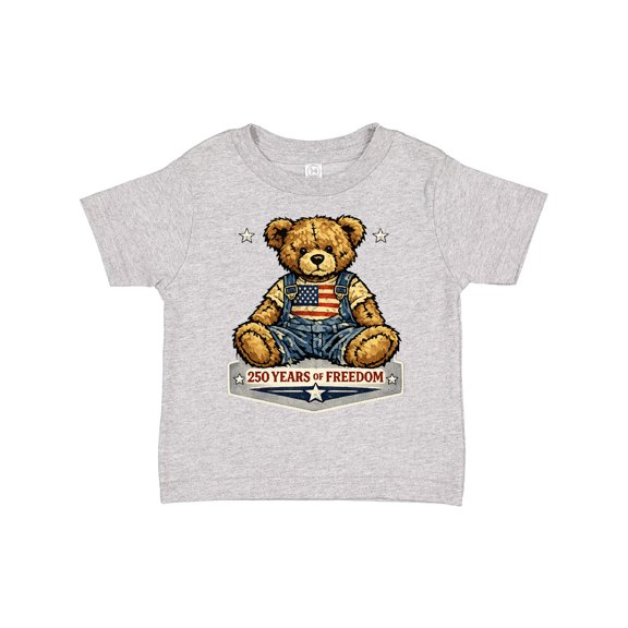 Inktastic USA 250 Years Teddy Bear Boys or Girls Toddler T-Shirt