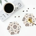 thumbnail image 5 of Balery 6 Pcs Anchor With Ropeleather Coasters Set, Drink Table Cup Coasters For Living Room Kitchen Coffee Decor, 5 of 9