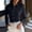 A1_Black, variant on WTXUE Womens Button Down Shirts Slim Fit Long Sleeve Shirts Basic Work Shirts Stretch Blouse Wrinkle Free Collared Dressy Casual Blouse Business Casual Work Tops Solid Blouses Tops Black L