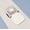 Pure White, variant on Portable Fan Super Mini Handheld Fan USB Rechargeable Fan Foldable Hand Held Small Pocket Fan