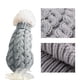 thumbnail image 4 of Suéter de Punto de Cuello de Tortuga para Perro, pulóver de Invierno más cálido Punto Crochet para Perros pequeños, medianos y Grandes y Gatos (Large, Gris) Zefei Wu 9024735046554, 4 of 5