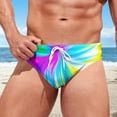 thumbnail image 2 of Beach Shorts for Men Mens Fashion Leisure Hawaii Style Quick Dry Swimming Triangle Swimsuit Trunks Shorts Men Hot Pink L, 2 of 5