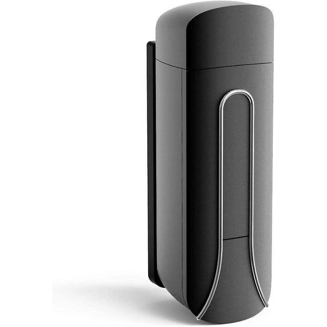 Dispensador de jabón CHAO de pared para Baño y cocina Botella de plástico negro