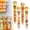 Orange2, variant on 10-in-1 Multicolor Spaceman Retractable Ballpoint Pen, 0.5mm Fine Point, 10 Ink Colors, Fun Novelty Pen