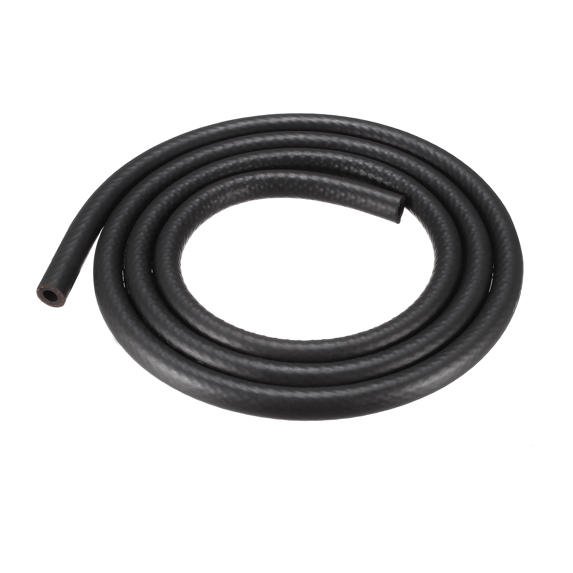 1.8M/6Ft Rubber Diesel Petrol Hose Engine Pipe Tubing with 4 Clamps uxcell Fuel Line Hose 12mm I.D 